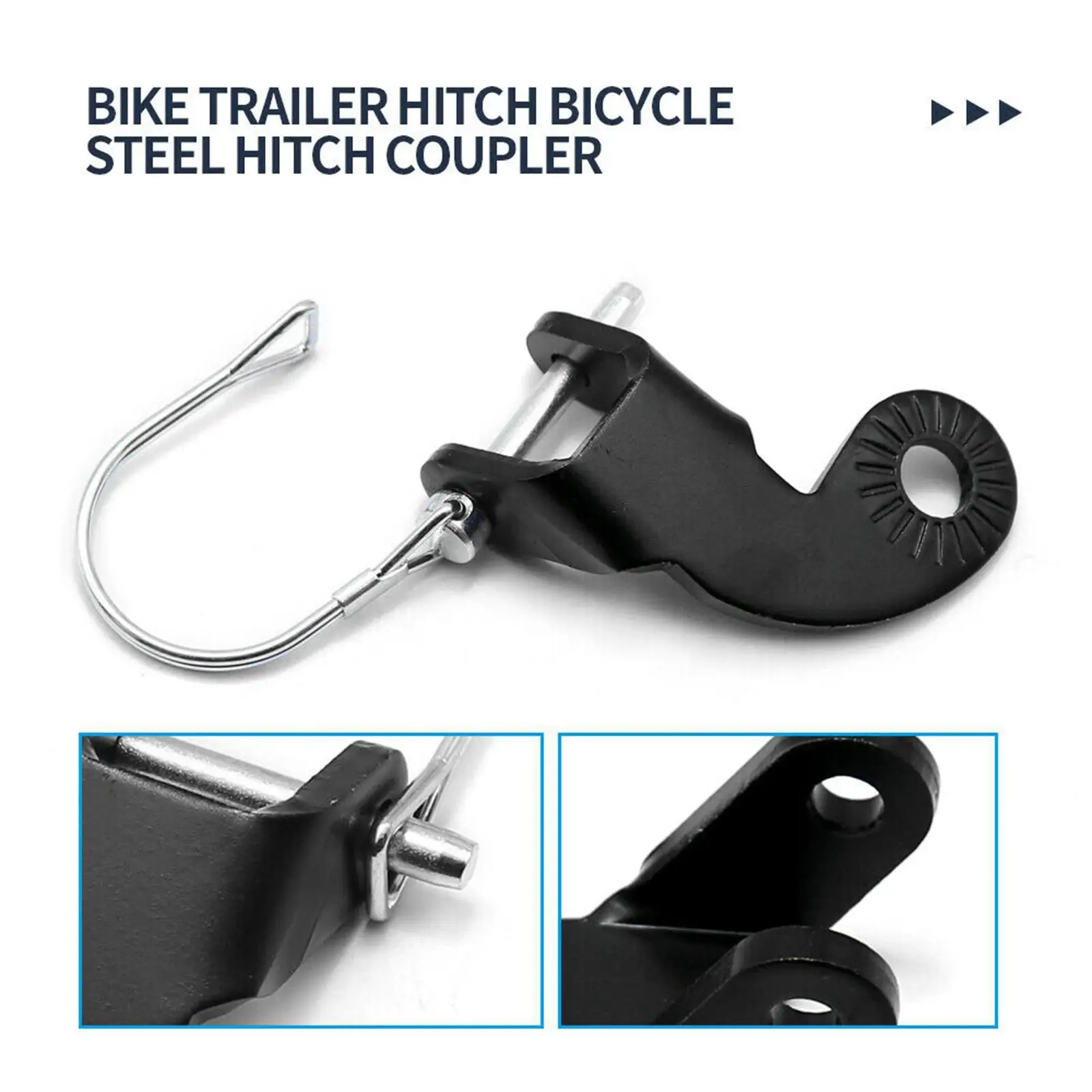 Conector Universal de enlazador de enganche de accesorio de acoplador de remolque de bicicleta