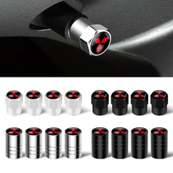 4pcs Car Wheel Tire Valve Caps Tyre Rim Stem Covers Airdust For Mitsubishi Space Star Lancer Outlander Eclipse Cross Asx Fortis