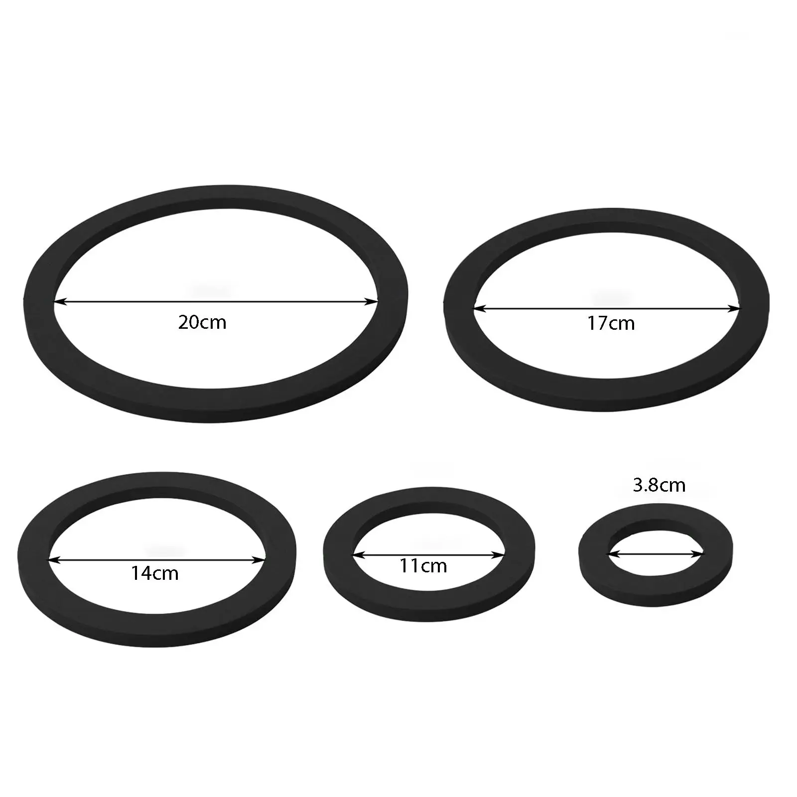 Aquarium Floating Rings for Floating Grass Blocking Rings Fish Feeding Ring Set for Mini Complete Aquarium