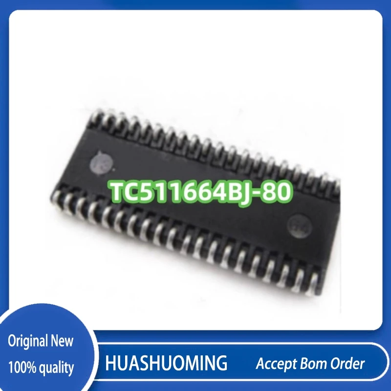 2Pcs- 10Pcs/Lot   New  TC511664BJ-80   TC511664BJ  TC511664   SOJ40