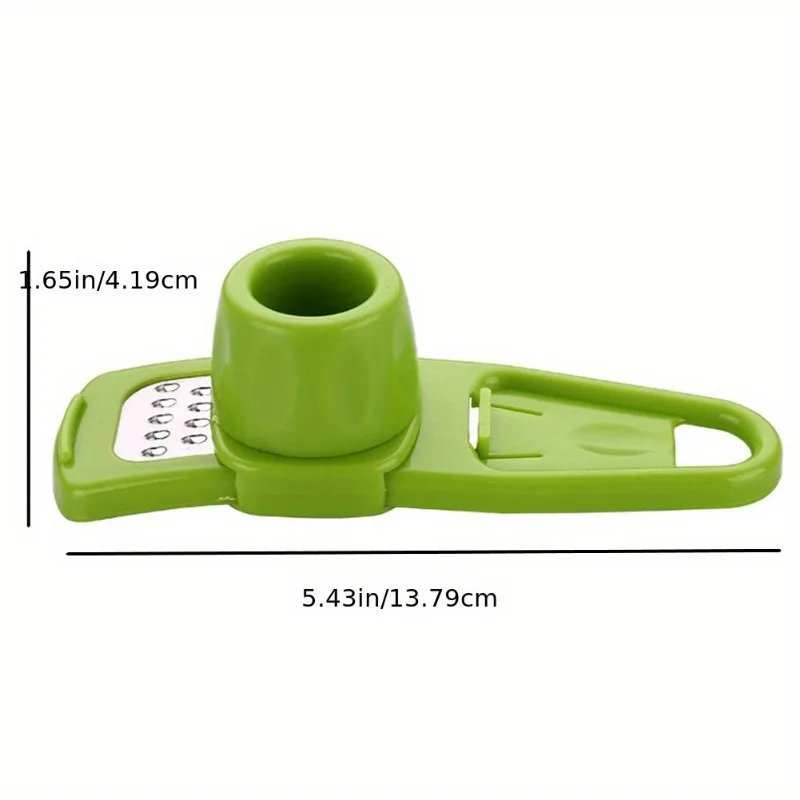 1pc, Multifunctional Manual Garlic Grinder And Masher, Plastic Garlic Press Tool For Kitchen Use, Kitchen Supplies