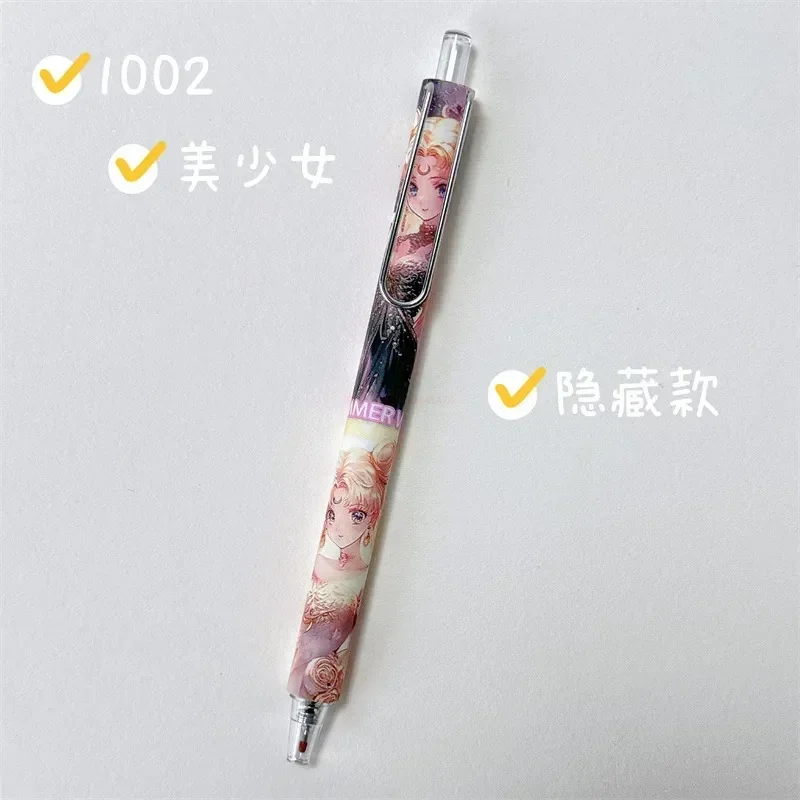 24pcs Japan Cartoon Anime Sailor Moon Gel Pens Tsukino Usagi Mizuno Ami Student Stationery School Supplies