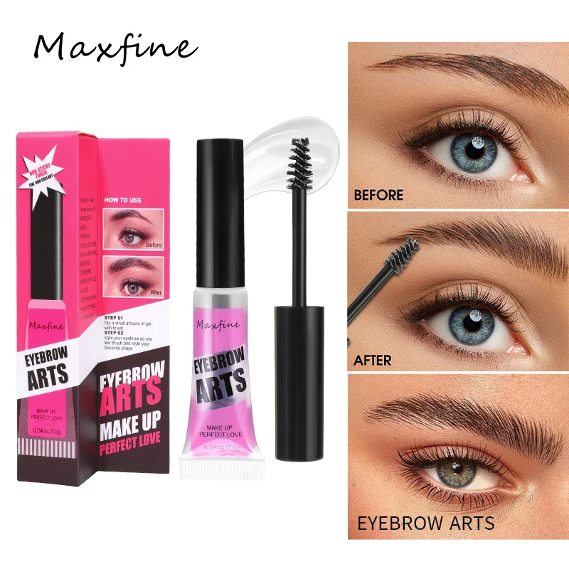 Maxfine Professional Eyebrow Styling Cream Waterproof Quick Drying Natural Long Lasting Shape Eyebrow Gel Fashion Cosmetic 7g