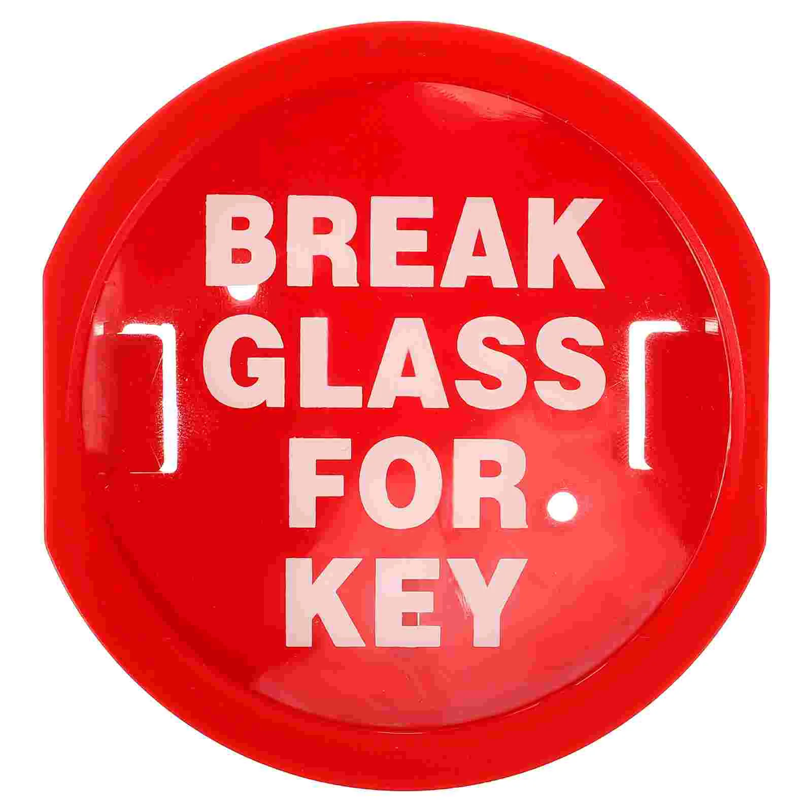 Outdoor Knob Escape Key Box Locker Glass Holder for Break Boxes Emergency Red Keys Travel