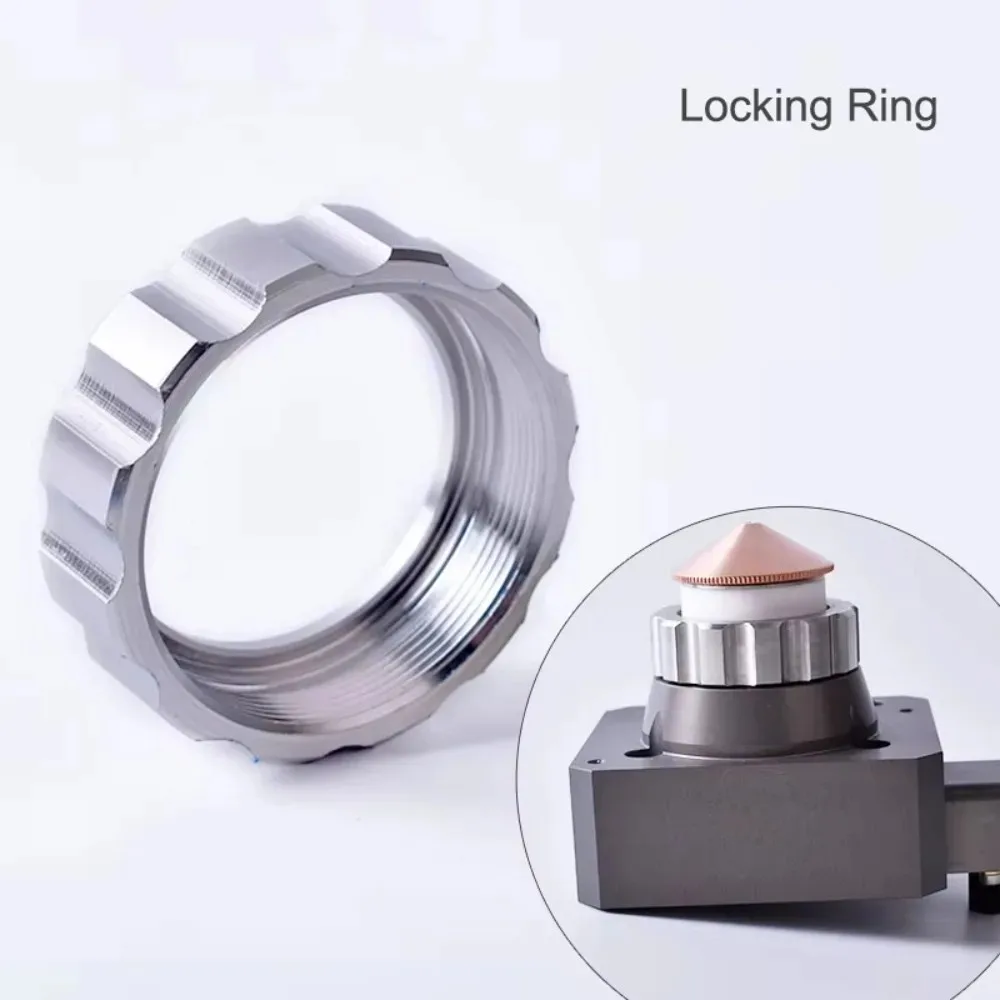 Laser Locking Ring for Precitec Raytools BT240S/BM109/BM111/WSX Fiber Laser Head - Ceramic Fasten Nut