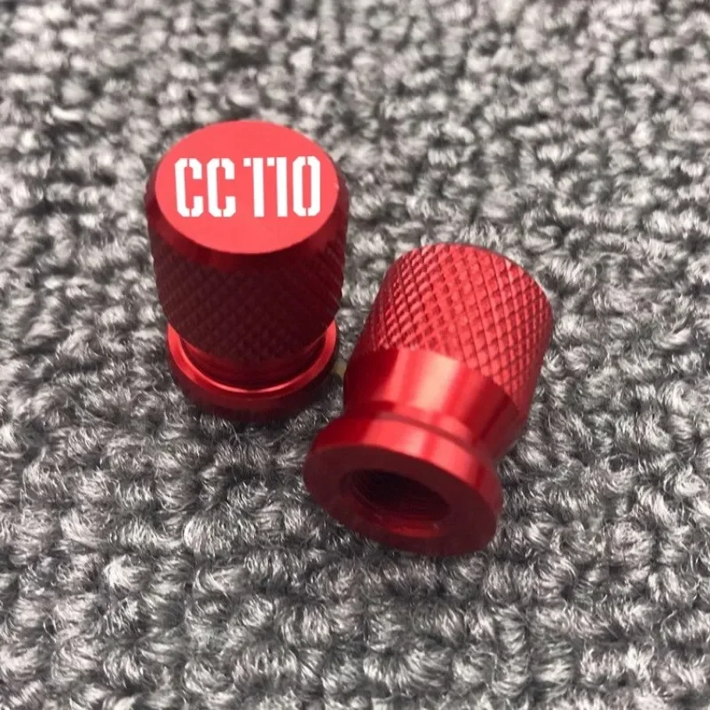 1 Pair Motorcycle Tire Valve Caps For HONDA Cross Cub 110 CC110 Valve Cover Tire Inflation Port CNC Modification Accessories