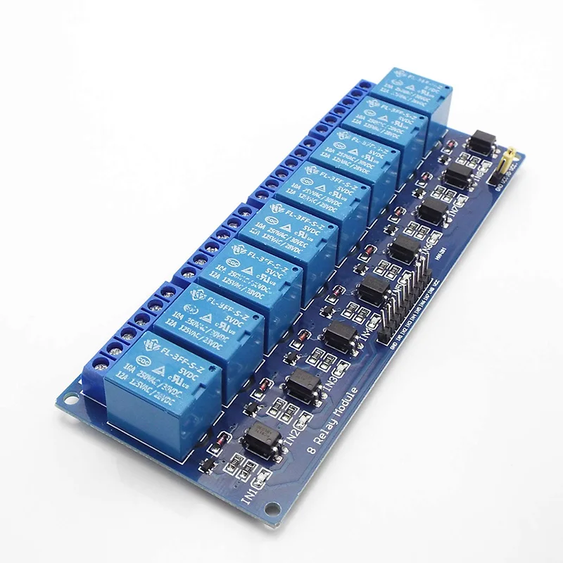 Picture 7: 1ch 2ch 4ch 8ch DC 5V 12V Relay Module Board With Optocoupler Relay Output Module For Arduino 1 2 4 8 way PLC Automation r1