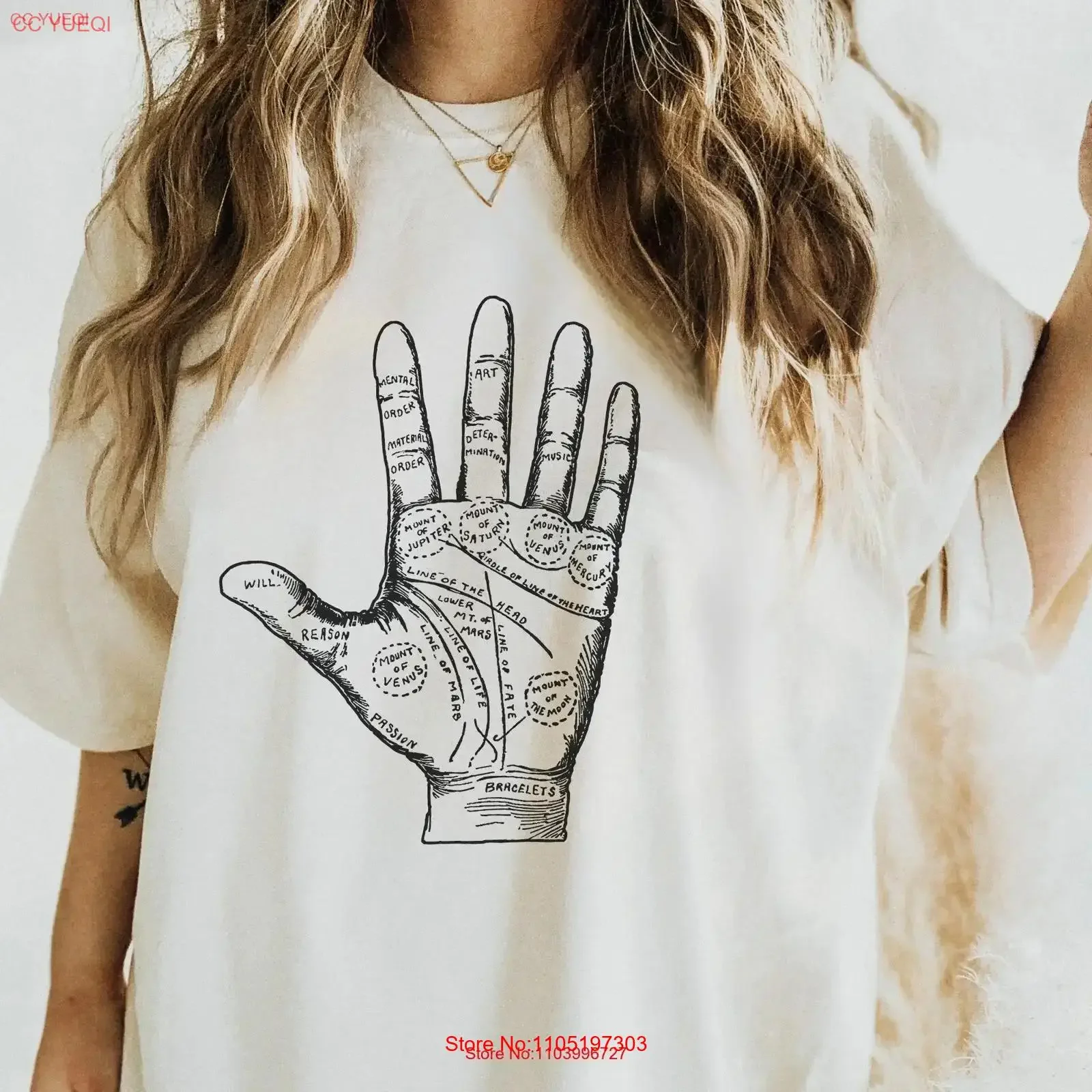 الظلام الأكاديمية الملابس باطني تي شيرت للنساء العصرية لها خمر مستوحاة القمصان الساحرة السماوية خمر غسلها لينة