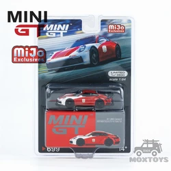 MINI GT Mijo 1:64 911(992) Carrera S Safety Car 2023 IMSA Daytona 24Hr. LHD Diecast Model Car