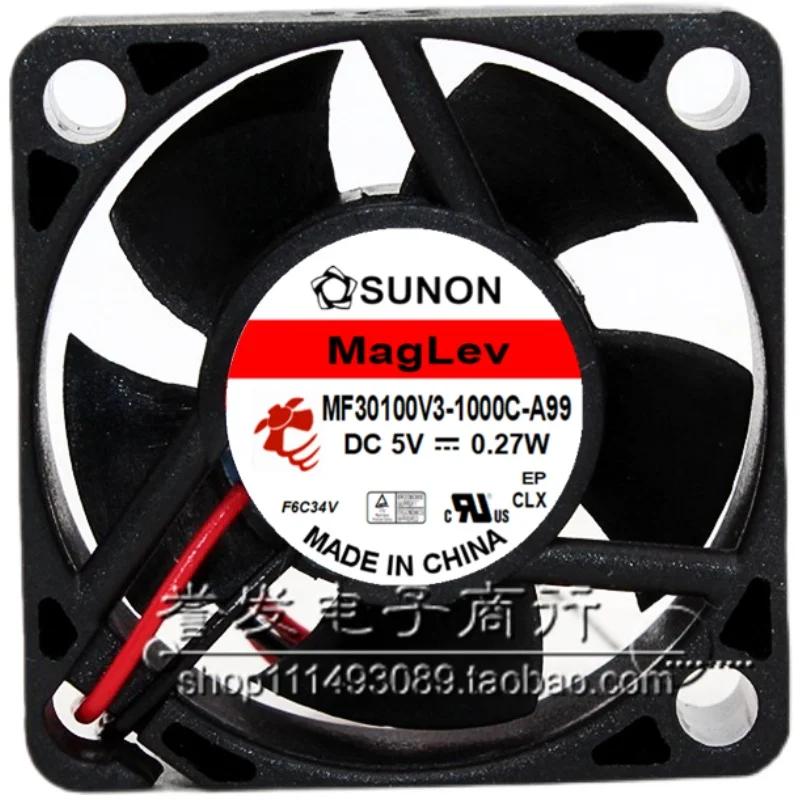NEW ORIGINAL MF30100V3-1000C-A99 5V 0.27W 3010 30x30x10mm COOLING FAN RADIATOR