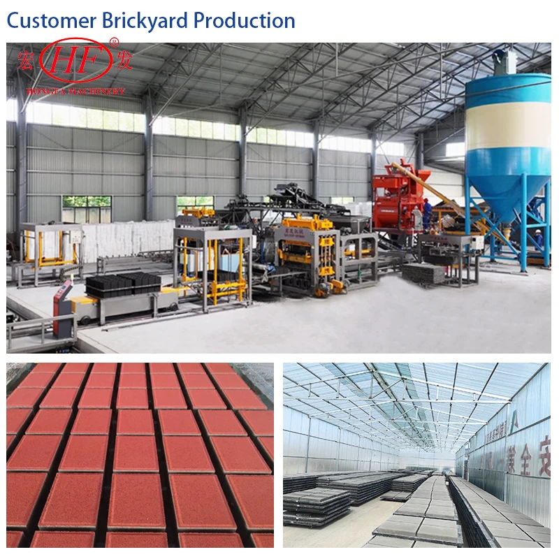 Concrete Brick Machine Paver Production Line QT10-15F Cement Block Machine, Efficient for Commercial Construction Projects