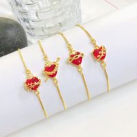 Adjustable Classic Heart-Shaped Crystal Women's Wrist Bracelet for Women Girls Sweet Daily Party Wedding Jewelry Fine Gift