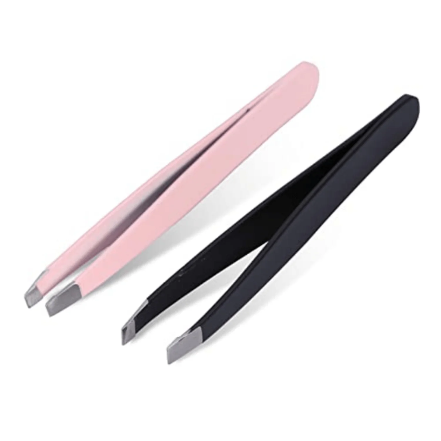 Stainless Steel Eyebrow Tweezers -  Makeup Tool for  and Beauty Salon Use - Precise Hair Removal and Shaping