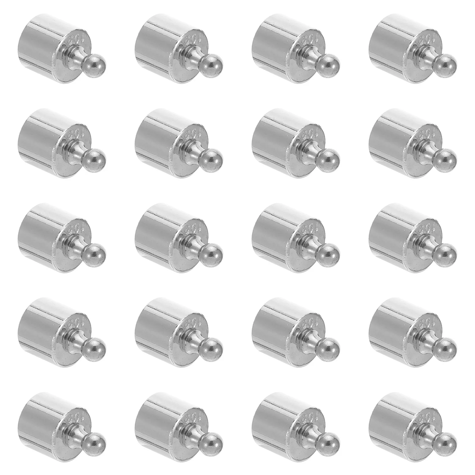 

20 Pcs Weight Set Scale Gram Kit Calibration Weights Precision Jewelry Balance Chromed Steel Digital Small for Crafts