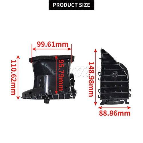 Imagen 2 del producto Para mercedes-benz Clase V Vito W447 W448 LHD nuevo tablero central A/C salida de ventilación de rejilla A4478300454 A4478300654 accesorios de coche