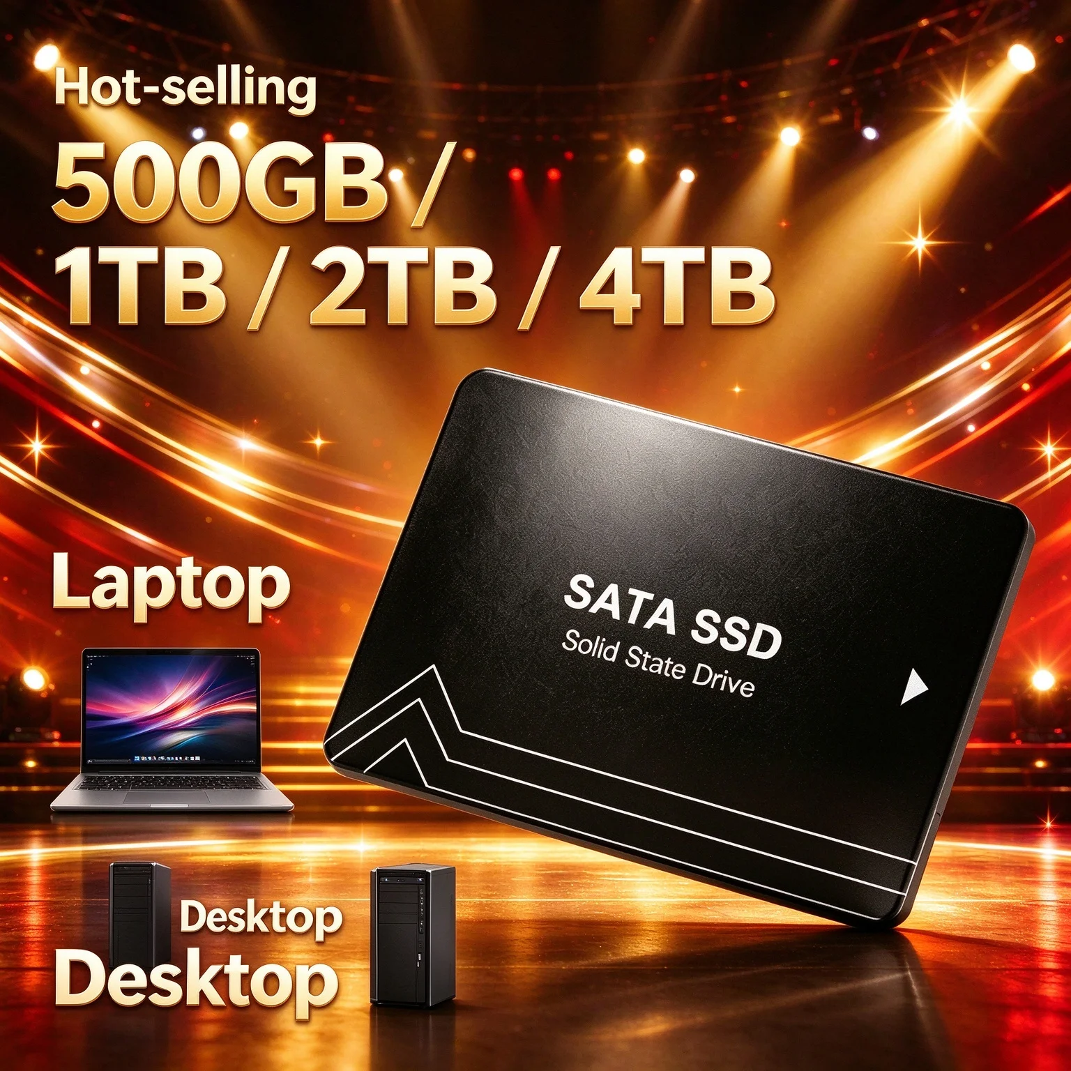 2.5 Inch SATA III SSD Inside Solid State Drive 4TB 500GB 2TB 1TB Hard Disk Laptop PC Notebook Pro Max Ultra Plus New