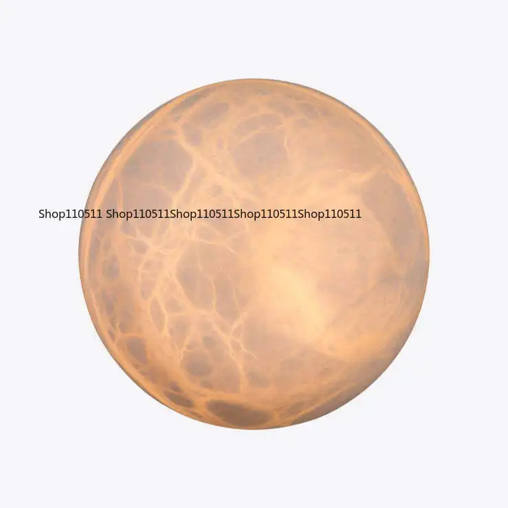 Natural French marble wall lamp Nordic medieval living room background wall decoration bedroom bedside lamp