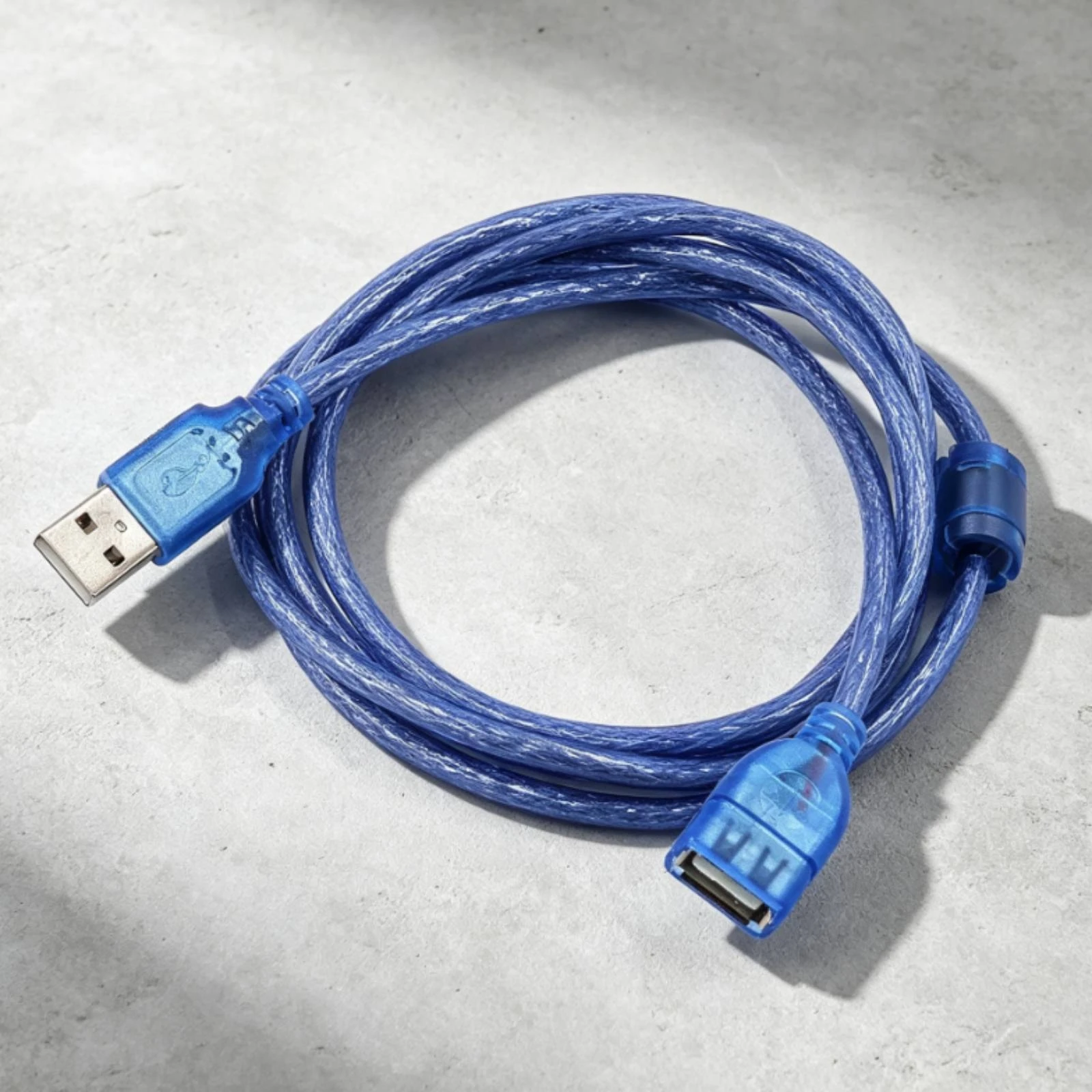 2 Pieces USB Debugging Cable Coiled Control Cable Compact for Technicians, Bench Testing, Workshop view 4