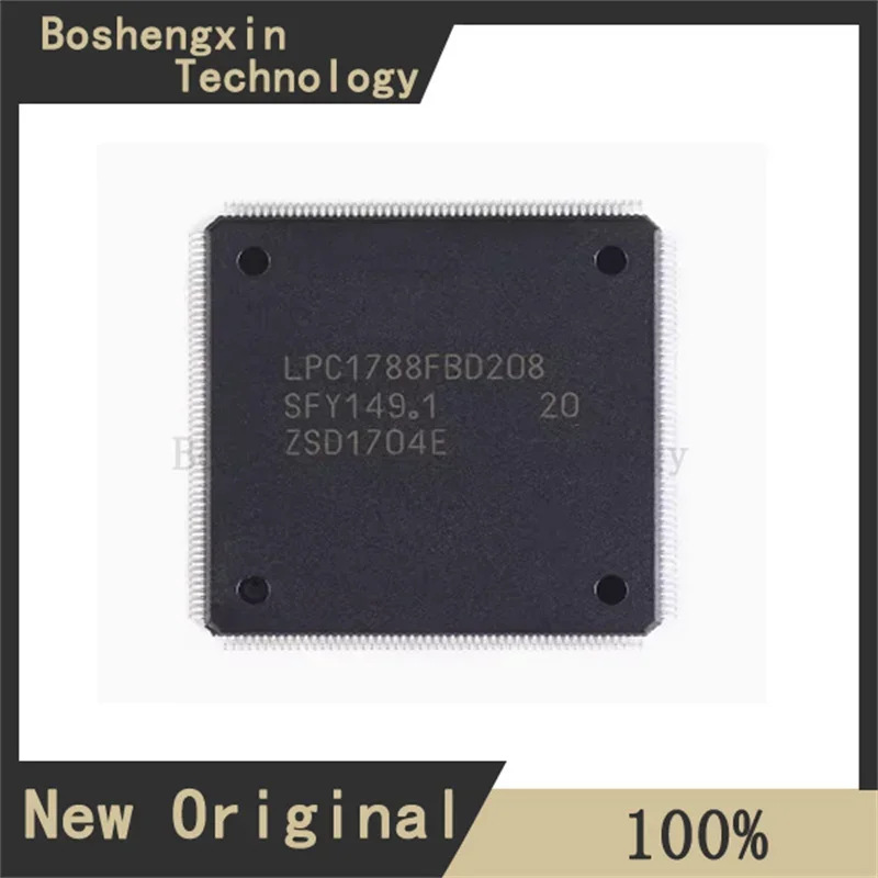 1Pcs LPC1788FBD208,551  RISC Microcontroller, 32-Bit, FL LQFP-208 LPC1788FBD208,551