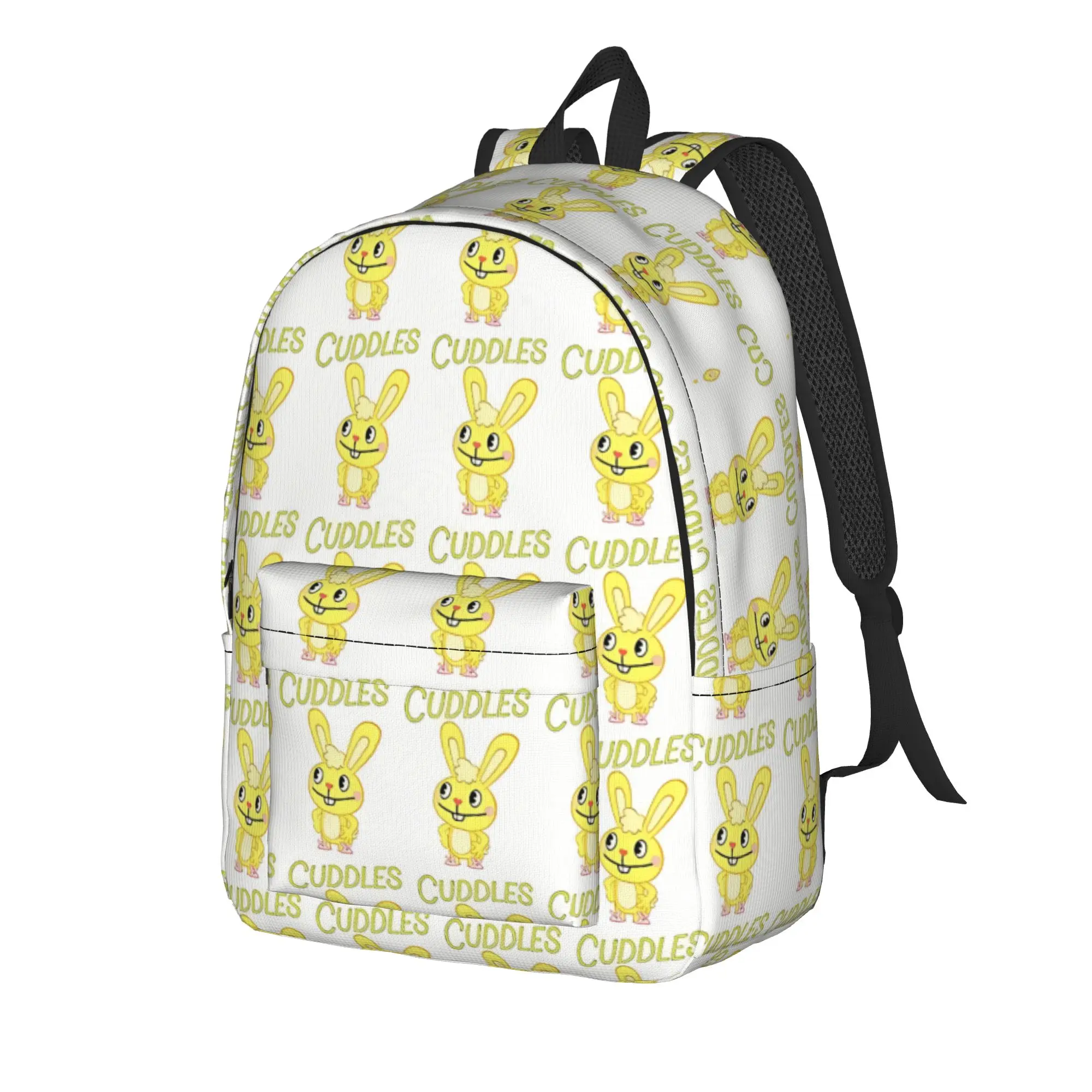 Back to School Season Whimsical Hare Character  Backpack Happy Tree Friends For Men Women Personalised Backpack