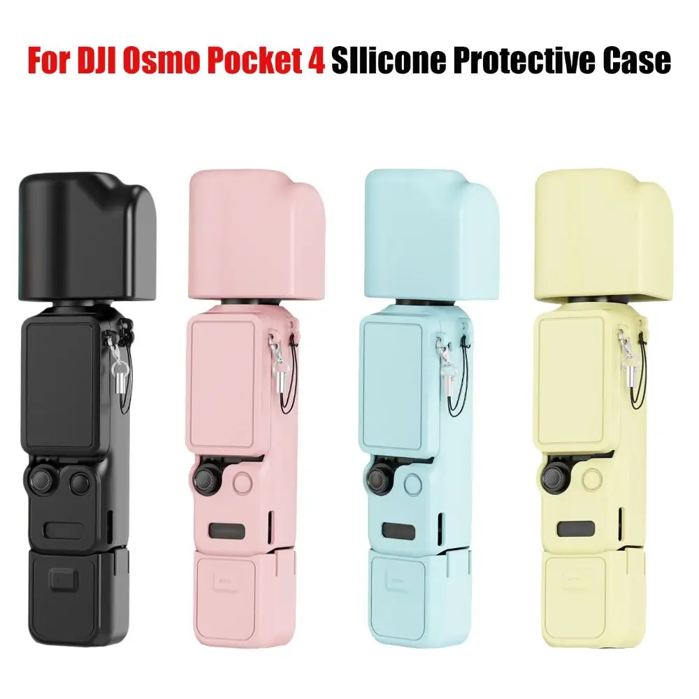 

Silicone SIlicone Protective Case Anti-Scratch Anti-drop Camera Body Cover Soft Sleeve Skin for DJI Osmo Pocket 4