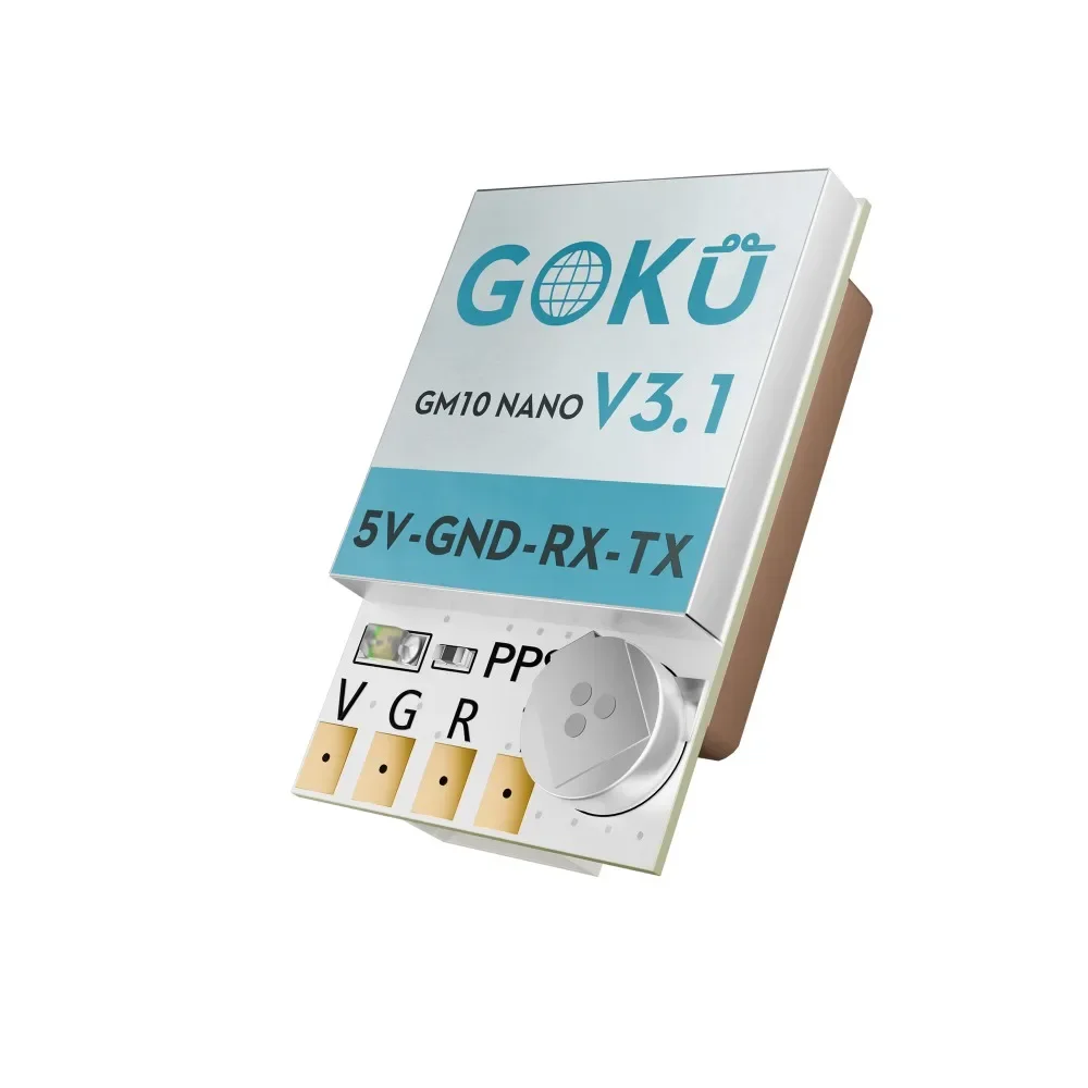 โมดูล GPS Flywoo GOKU GM10 Nano V3.1 น้ำหนักเบาพิเศษ 4g พร้อมระบบระบุตำแหน่งรวดเร็วสำหรับโดรนแข่ง FPV ฟรีสไตล์ DIY