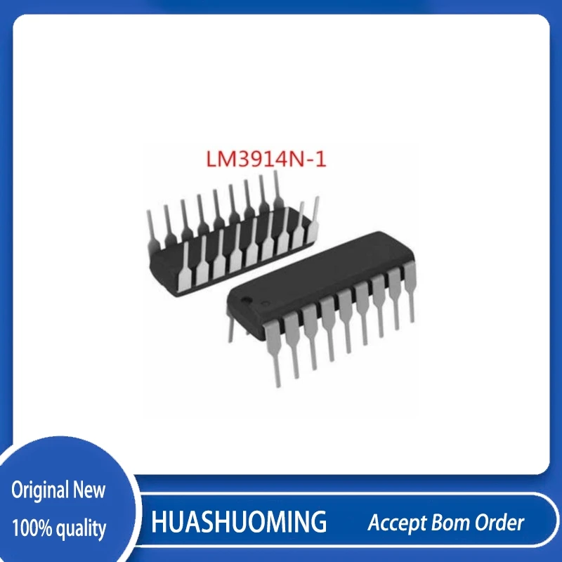 

10PCS/LOT LM3914N-1 LM3914N LM3914 DIP18