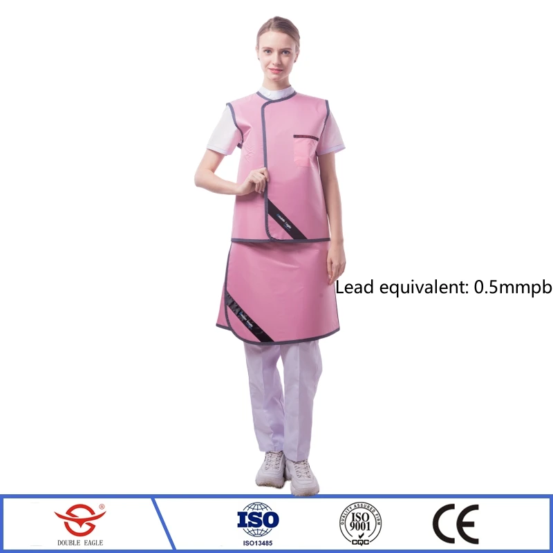 

Good quality x-ray gamma-ray ionizing radiation protective 0.5mmpb lead vest apron set radiological protection lead clothes