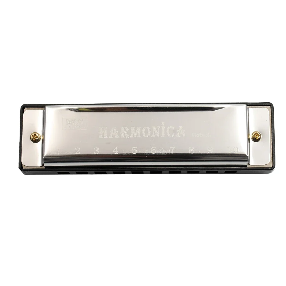 Harmonica 10 Holes Key Of C Blues Harmonica For Fun Music Education Mouth Organ Beginners Kids Educational Toys 60g