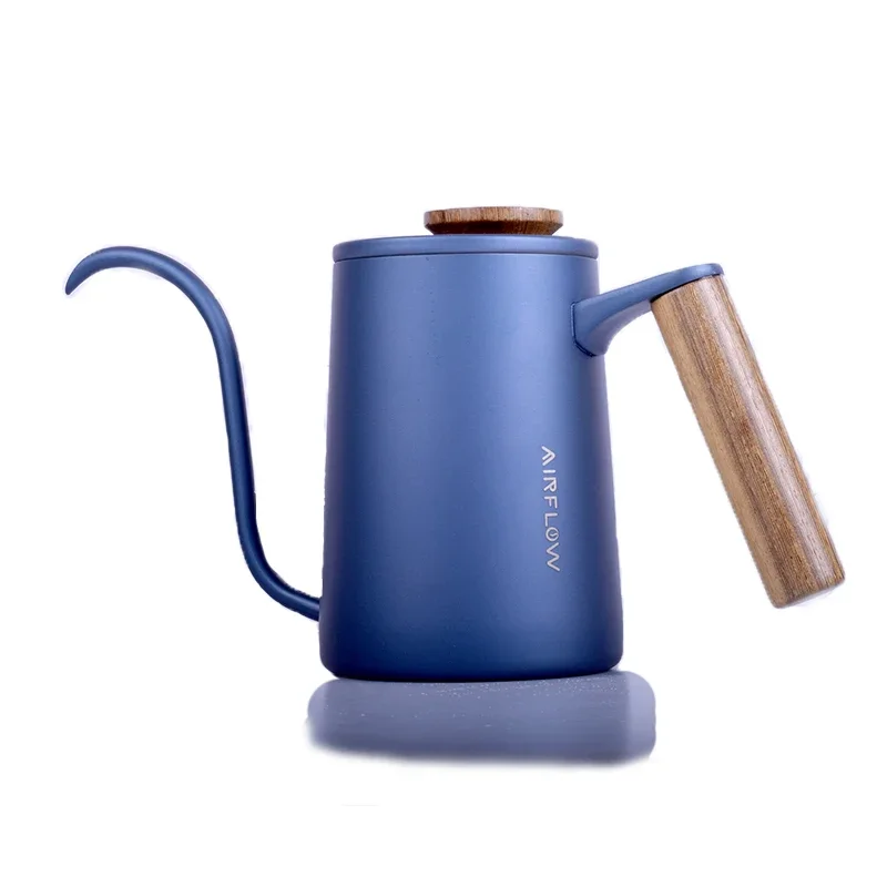 

coffee drip pot Non-stick coating coating long mouth spout teapot water jug stainless steel coffee kettle600ml