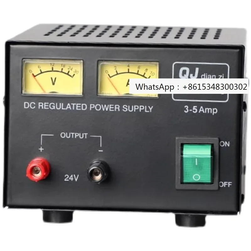 

Precision stabilized power supply QJ1803D high-frequency walkie talkie wireless radio communication DC power supply 24V 3-5Amp