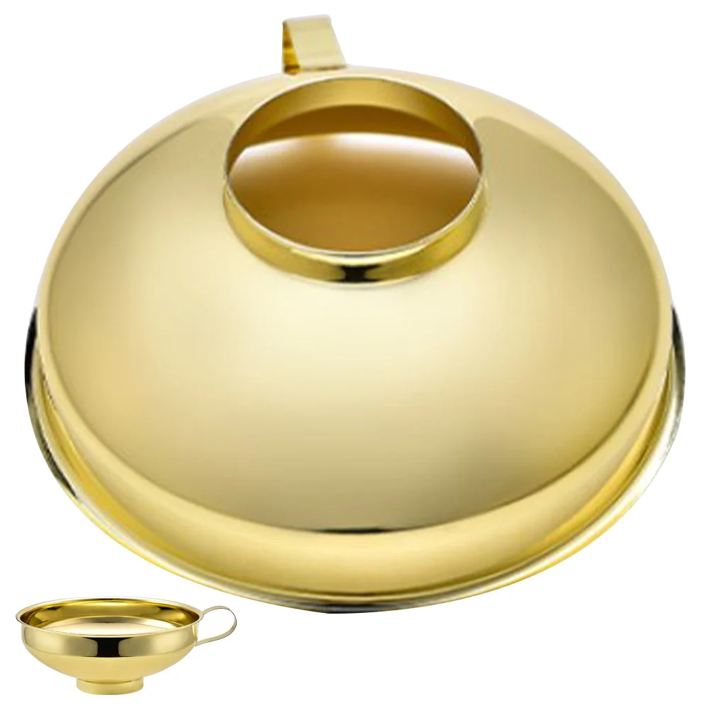 

Thickened Stainless Steel Funnel Large Wide Mouth for Home Kitchen Liquid Transferring Oil Vinegar Canning Funnel