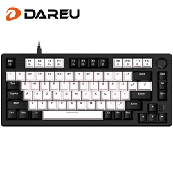 DAREU Wired Gasket Mechanical Keyboard N-Key Rollover Anti-ghosting RGB Backlight Dream switch with Multi Media Button