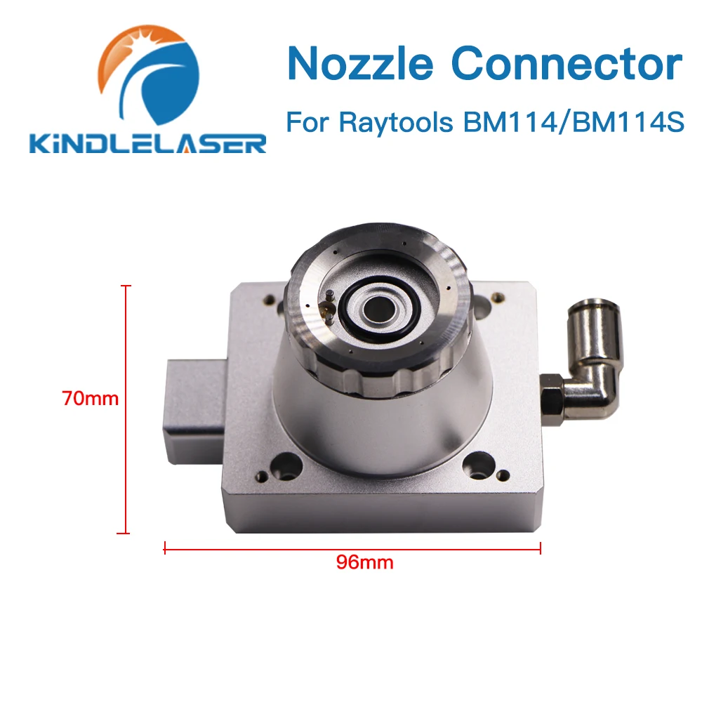 KINDLELASER Original BM114S Nozzle Connector Laser Cutting Head Nozzle Holder Capacitivit Sensor for Raytools Metal Cutting Head