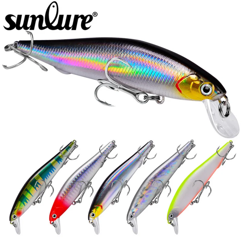Langsam sinkender Köder, sinkender Minnow-Köder, Köder, ultralanger Wurf, harter Kunststoffköder, bionische Köder-Angelausrüstung