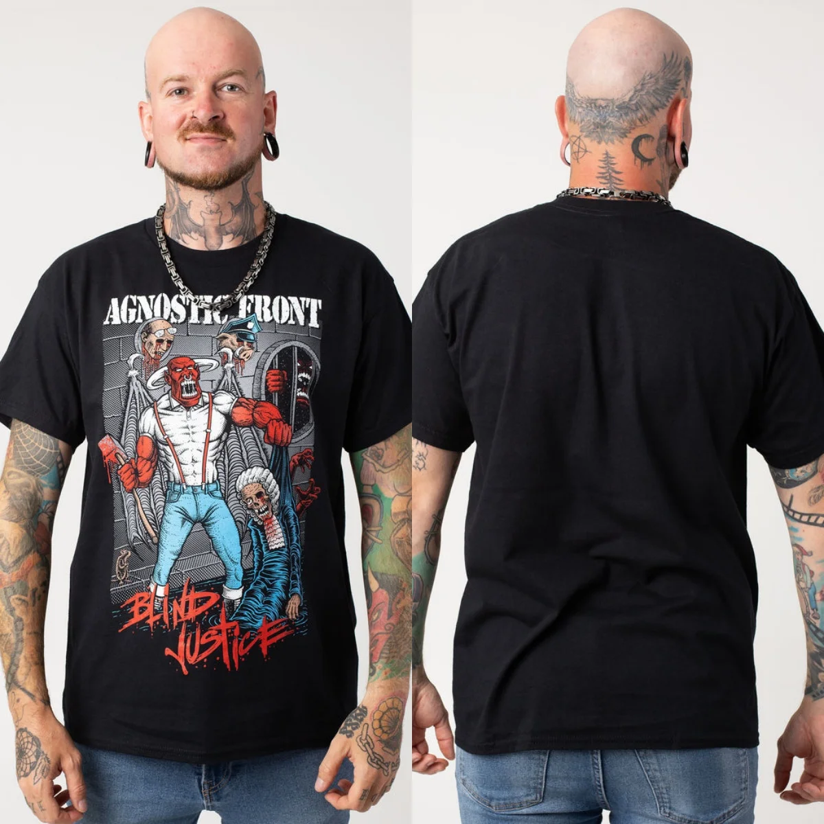 Pop Agnostic Front Grafik-Baumwoll-T-Shirt, Unisex, Sommer, kurzärmelig, modisches Marken-T-Shirt, luxuriöses, lässiges Vintage-T-Shirt – Detail 2