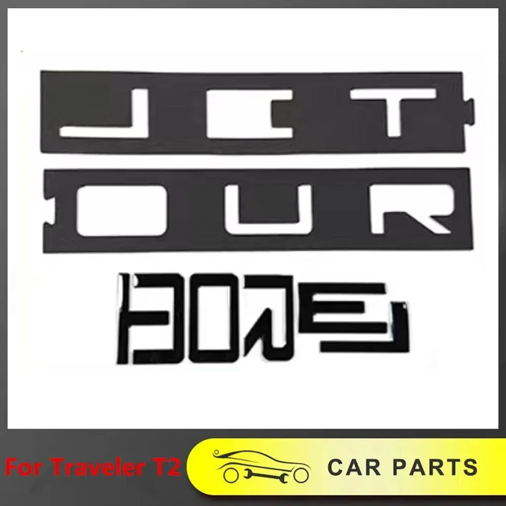 For T2 Jetour Traveler Spare Tire Letter Label And Tail Label Modification Of Car Appearance Accessories