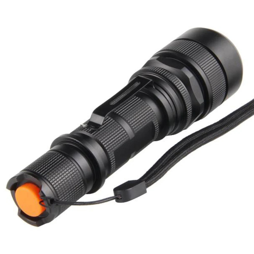5000LM مصابيح LED فائقة السطوع مشاعل 5 طرق زوومابلي فانوس قوي في الهواء الطلق المحمولة مقاوم للماء 18650 فانوس التخييم