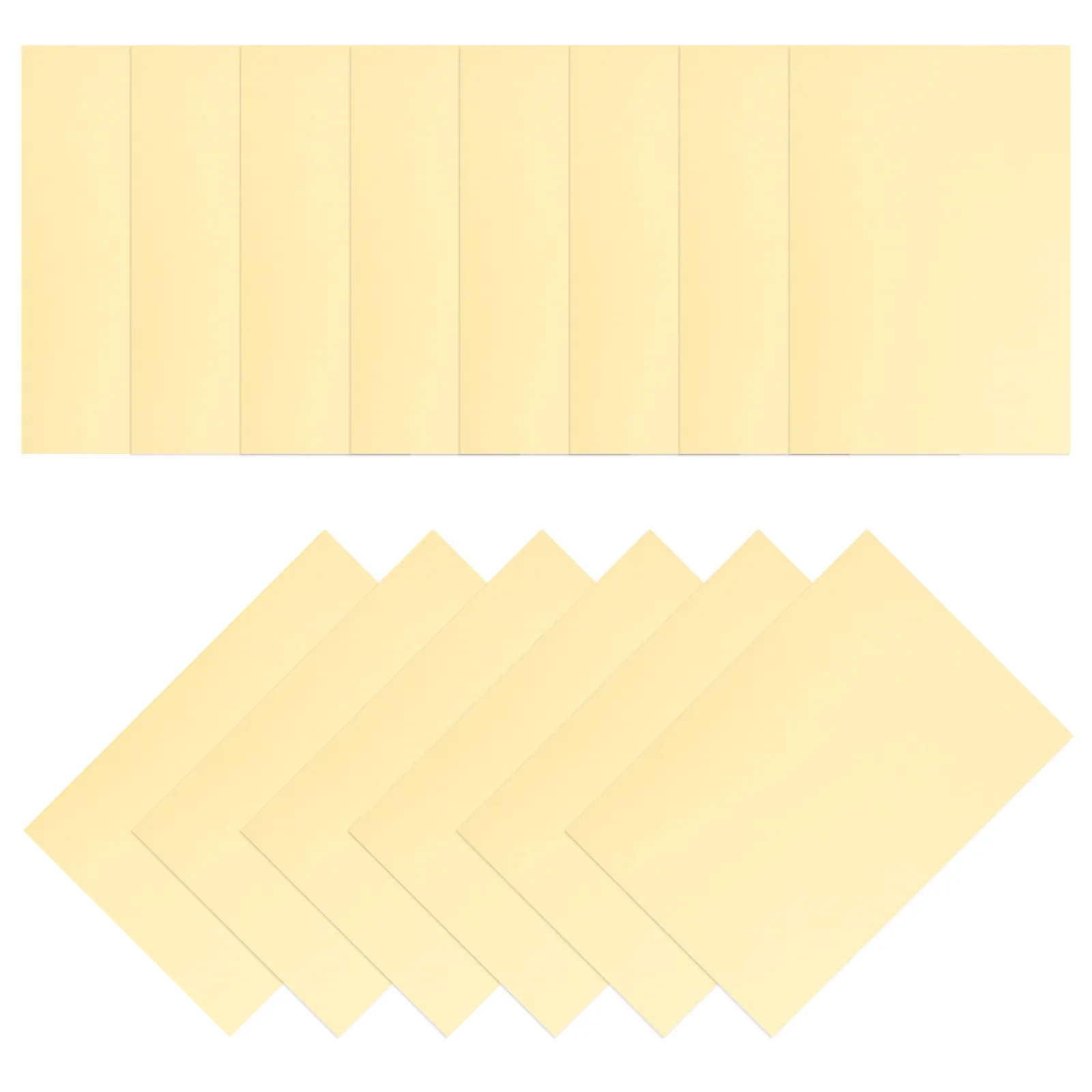 

100Pcs Printable Vinyl Sticker Paper Waterproof High-Adhesion Pet Label Sheets for Inkjet Laser Printers Clear Matte
