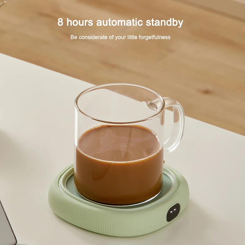 ความร้อน Coaster คงที่ Warm Warm ถ้วย55องศาอุ่นถ้วยน้ำอุ่น Coaster นมร้อน Artifact