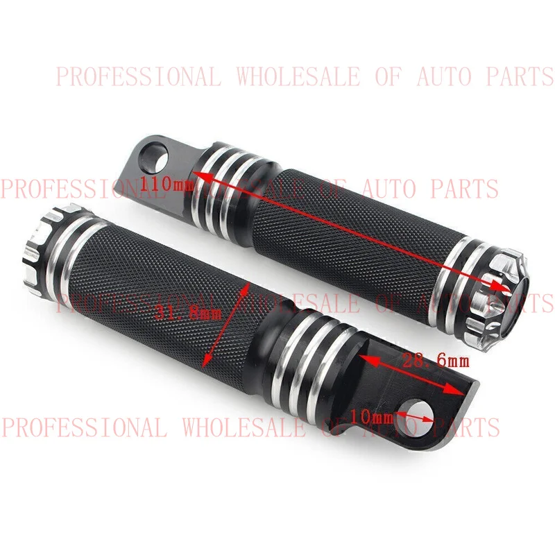 V+ V+ Male Mounts Footrest Footpeg Pedal Foot Pegs Rest For Harley Bike Motorcycle