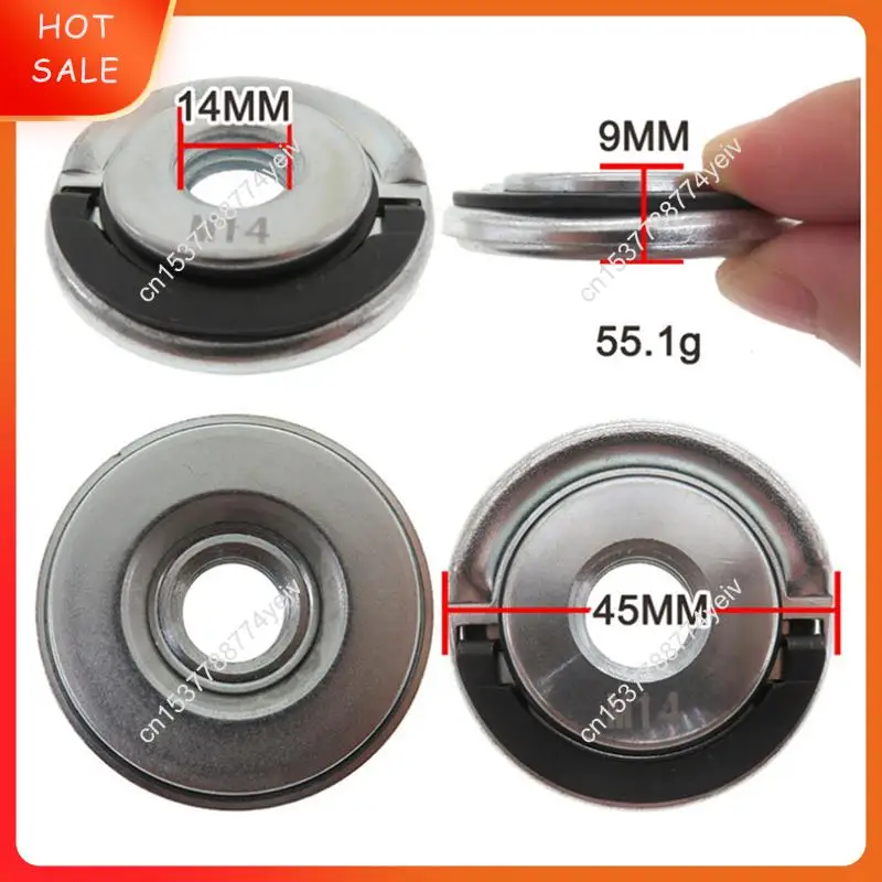 

Угловая шлифовальная машина M14, быстроразъемная самоблокирующаяся шлифовальная машина, прижимная пластина, фланцевая гайка, силовой патрон A62X