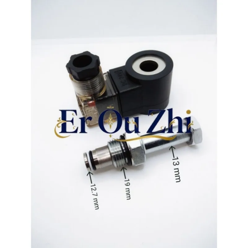 For DHF08-221 Normally Open Solenoid Valve Hydraulic Cartridge Type Two-position Two-way SV08-21 Unloading Reversing Hydraulic