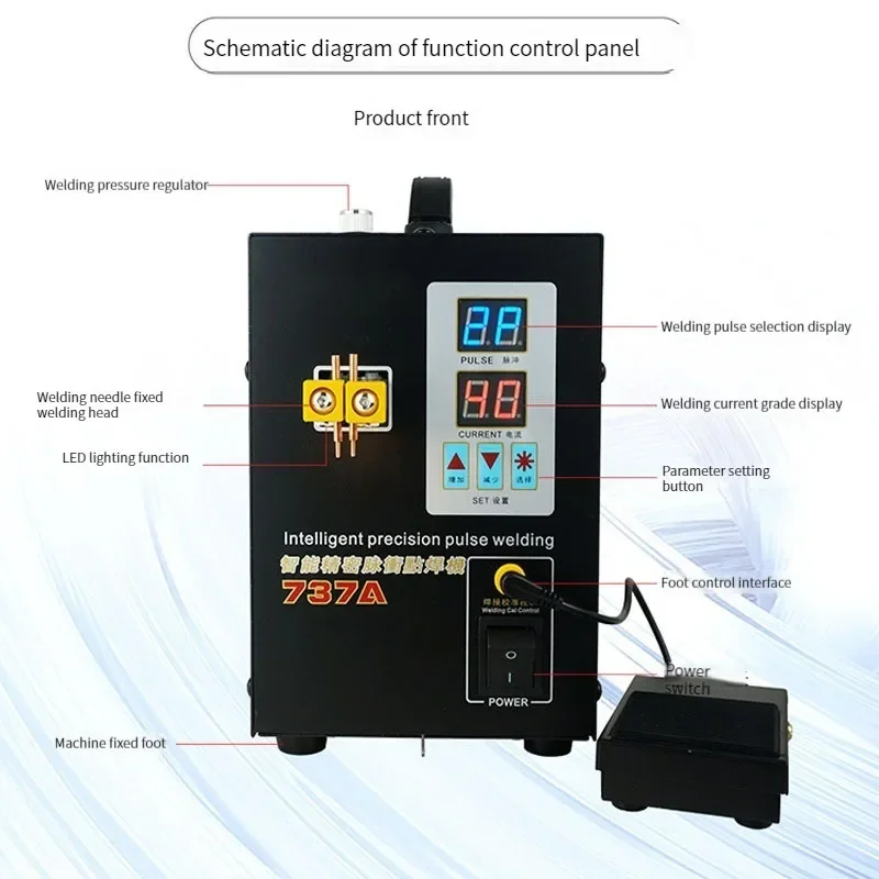 Battery spot welding machine Small and micro household hand-held diy foot lithium battery rechargeable nickel welding