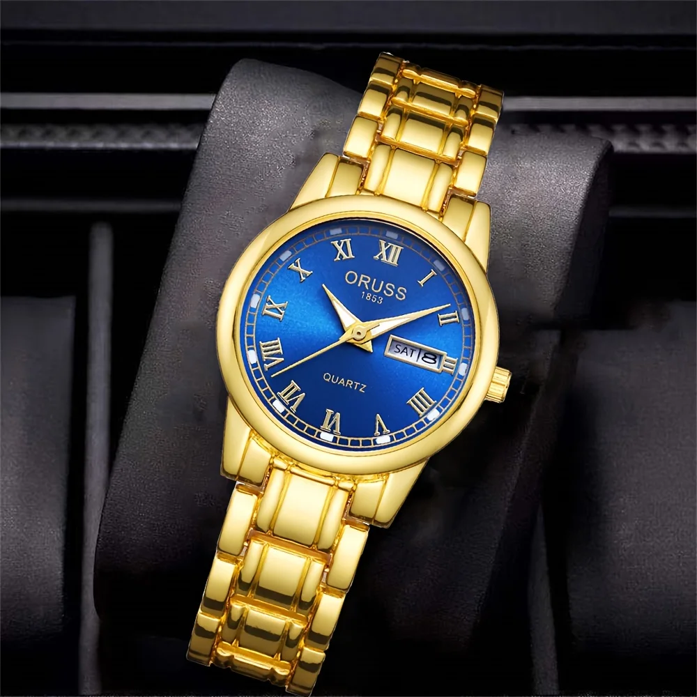 Orologio da donna unico Blue trend fashion everything splendido doppio calendario elegante orologio da donna casual