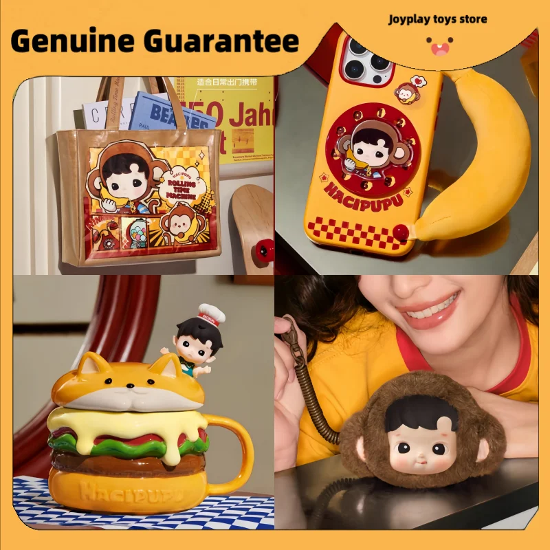 

New Genuine Hacipupu Rolling Time Machine Series Blind Box Peripheral Products Tote Bag Phone Case Headphone Case Ceramic Cup