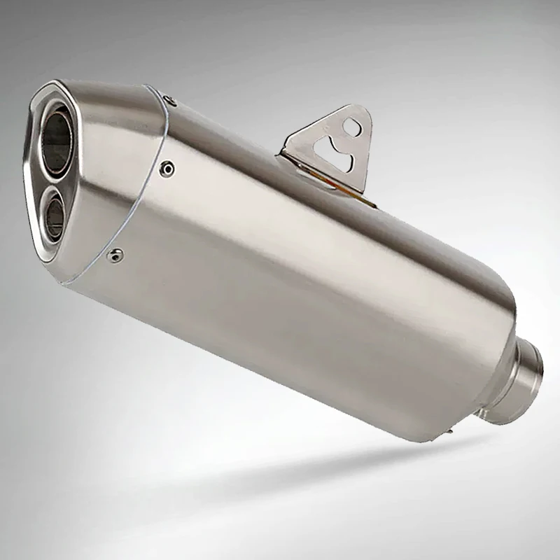 ZX500RR 60MM Universal otorcycle Exhaust Pipe Escape Moto Muffler Stainless steel With DB Killer For ZXMOTO zx500rr
