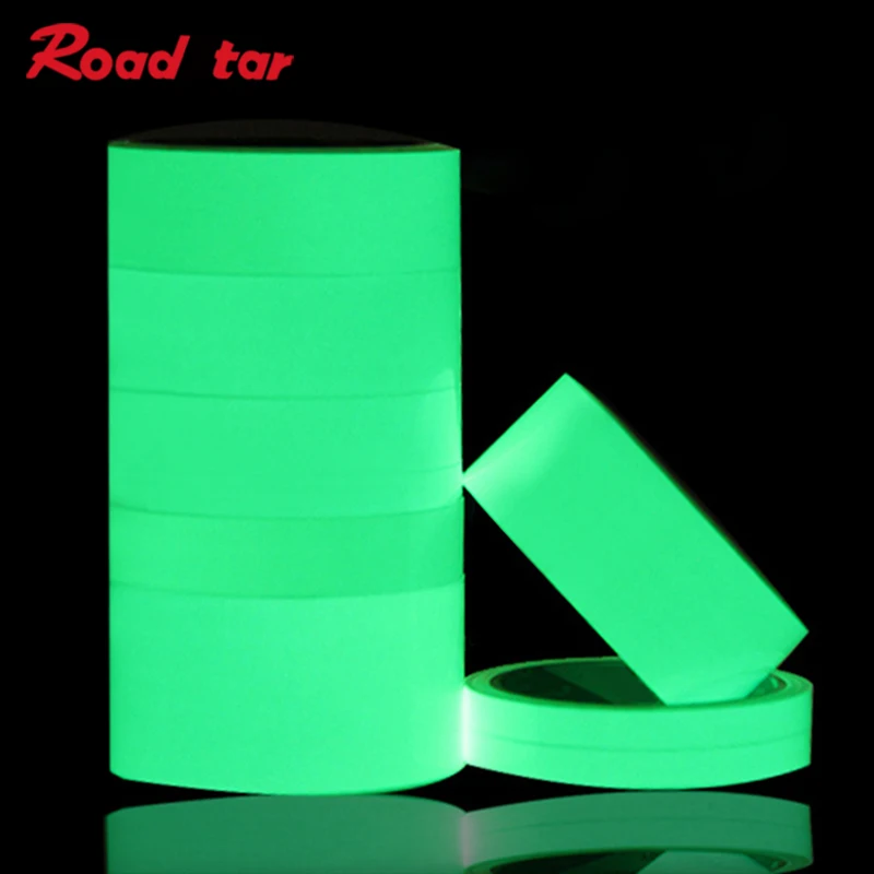 Roadstar New Arrival Hot Sale Luminous Photoluminescent Tape Glow In The Dark Stage Home Decoration 10 Meters