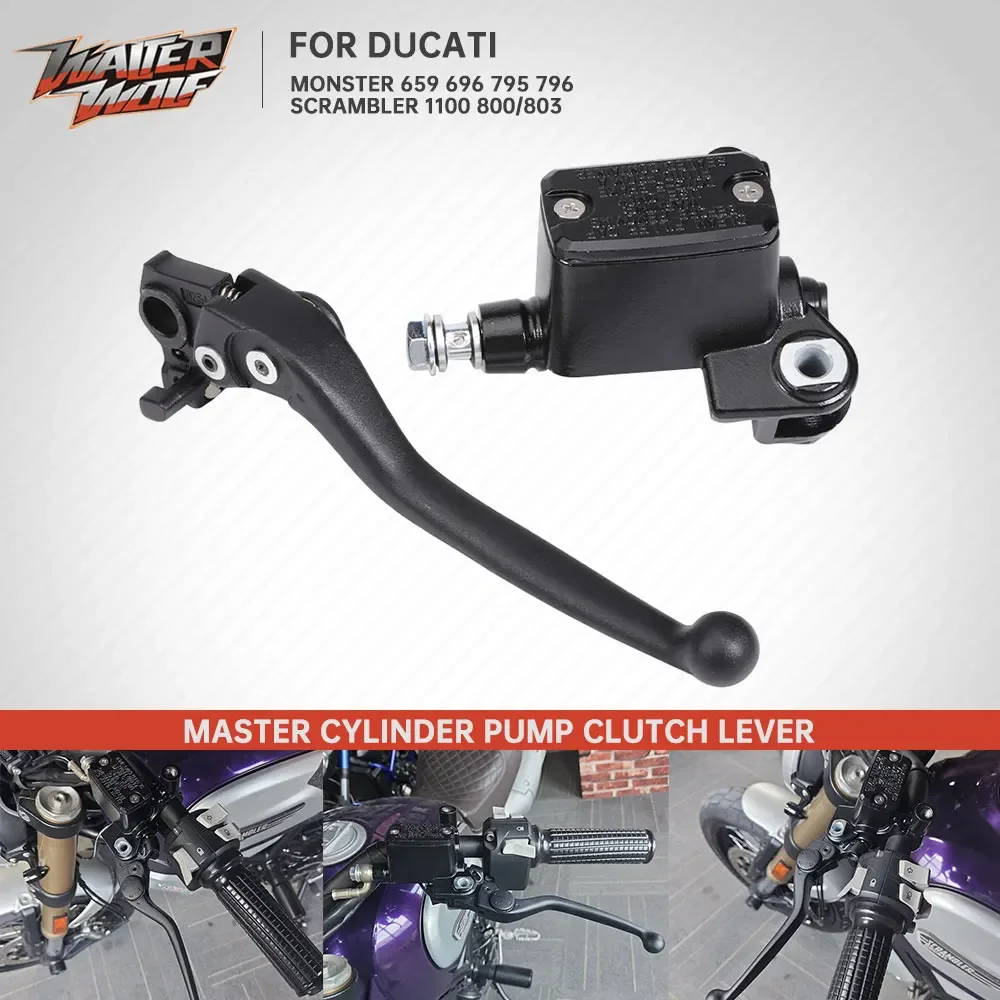 

Clutch Lever Master Cylinder Pump For Ducati Scrambler 1100 800/803 Hypermotard 796 DesertX 950 Monster 659 696 795 2010-2024