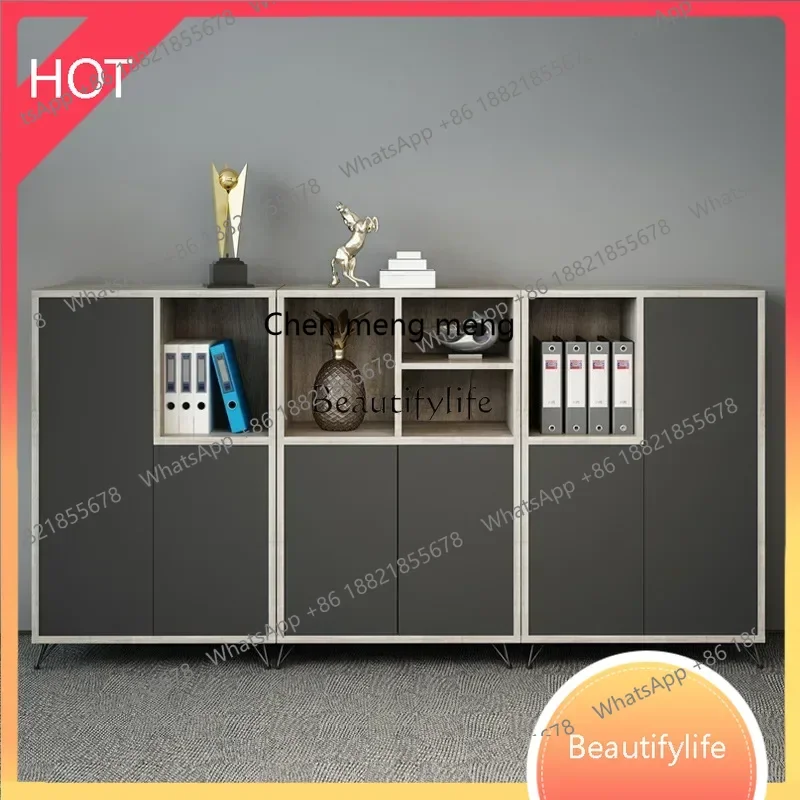 

style Furniture Low Cabinet Office Materials Wooden Office File Cabinet ss 8617